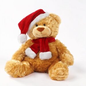 christmas teddy bear plush toy holiday stuffed bear