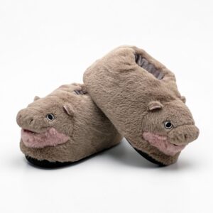 hippo slippers cute hippopotamus plush animal slippers for home