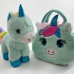unicorn plush handbag cute unicorn toy bag